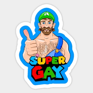 Super Gay Thumbs Up Sticker